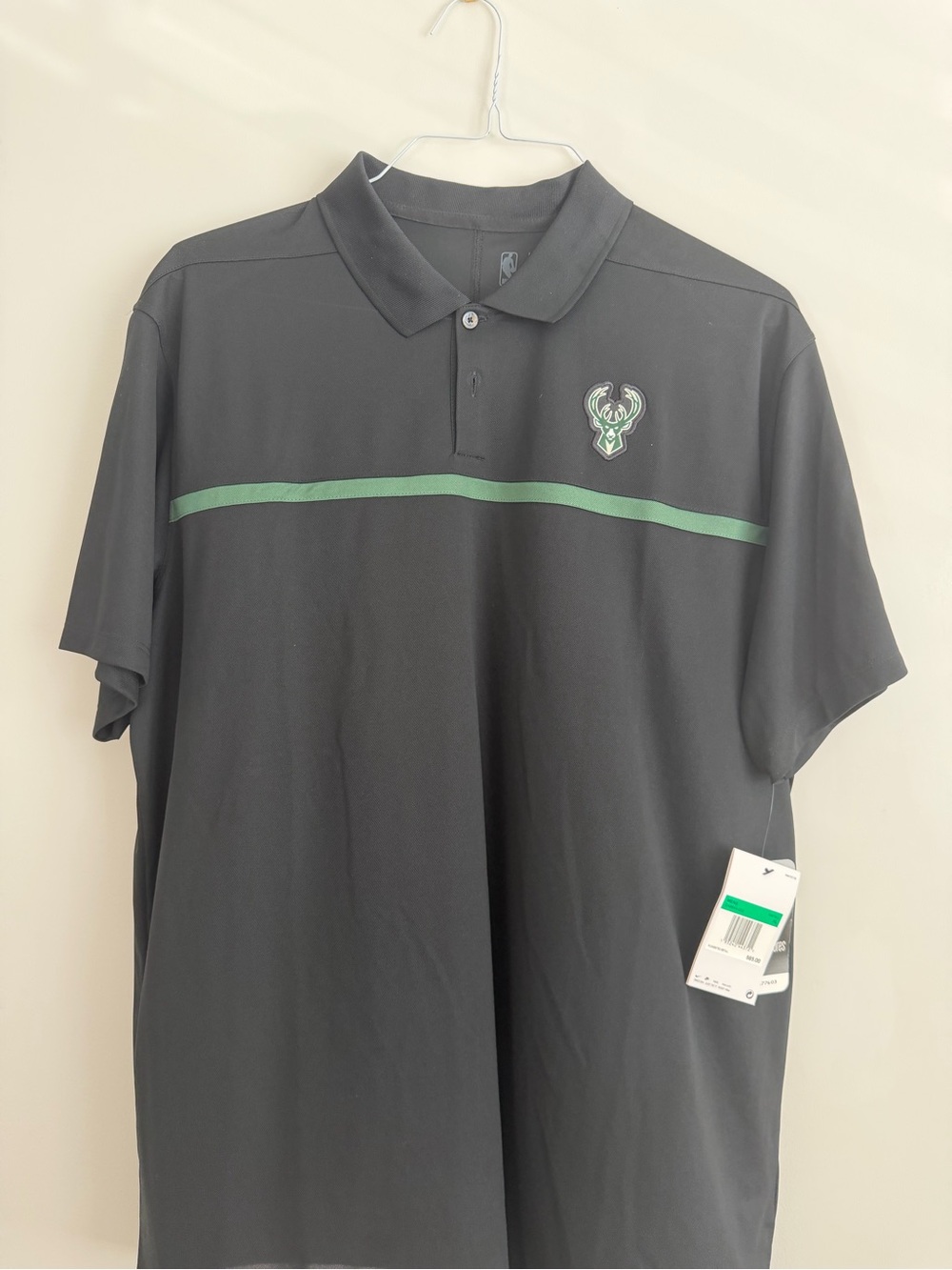 NBA Milwaukee Bucks Nike Polo - XL New w Tags